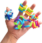 🌀 3x Tangle Fidget Toys – Twist, Play & Focus! 🌈 - ThiGui